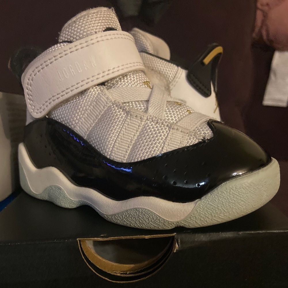 Jordan 6 Rings (Toddler) BLK/white